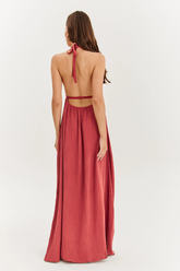 Driftwood long muslin dress
